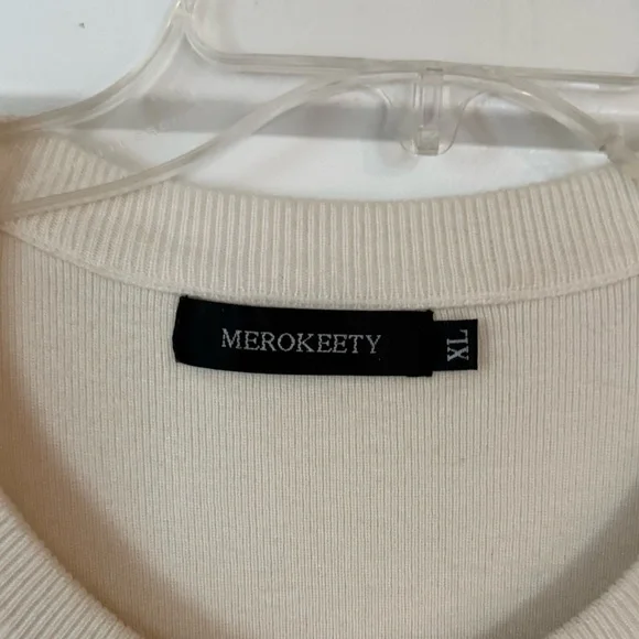 Chic Cream Button-Down Mini Dress - Picture 4 of 5